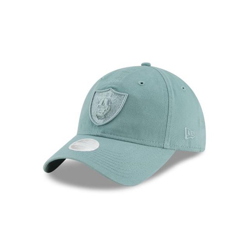 NFL Las Vegas Raiders Womens Core Classic Tonal 9Twenty Adjustable (QTI4625) - Blue New Era Caps